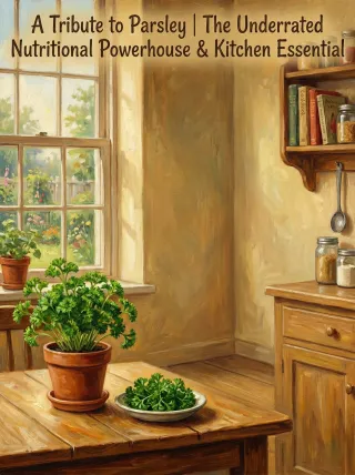 A Tribute to Parsley | The Underrated Nutritional Powerhouse & Kitchen Essential