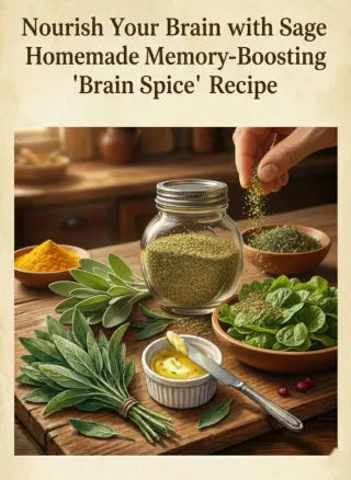 Nourish Your Brain with Sage | Homemade Memory-Boosting "Brain Spice" Recipe