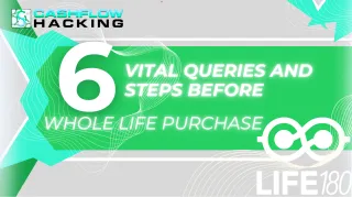 Six Vital Queries and Steps Before Whole Life Purchase