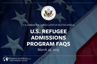 U.S. Refugee Admissions Program FAQs