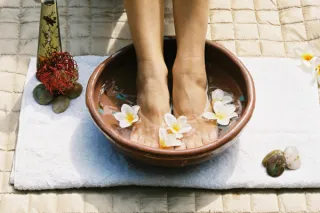 Balance & Bloom – A Foot Soak Ritual for Women in Perimenopause and Menopause