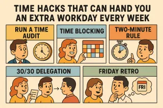 Time Hacks That Can Hand You an Extra Workday Every Week