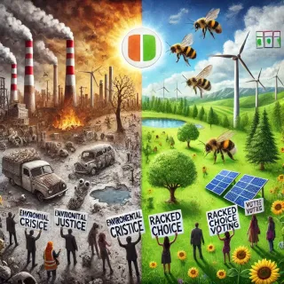 "Beyond the Duopoly: How Green Politics Offers Hope in a World on the Brink of Ecological Collapse"