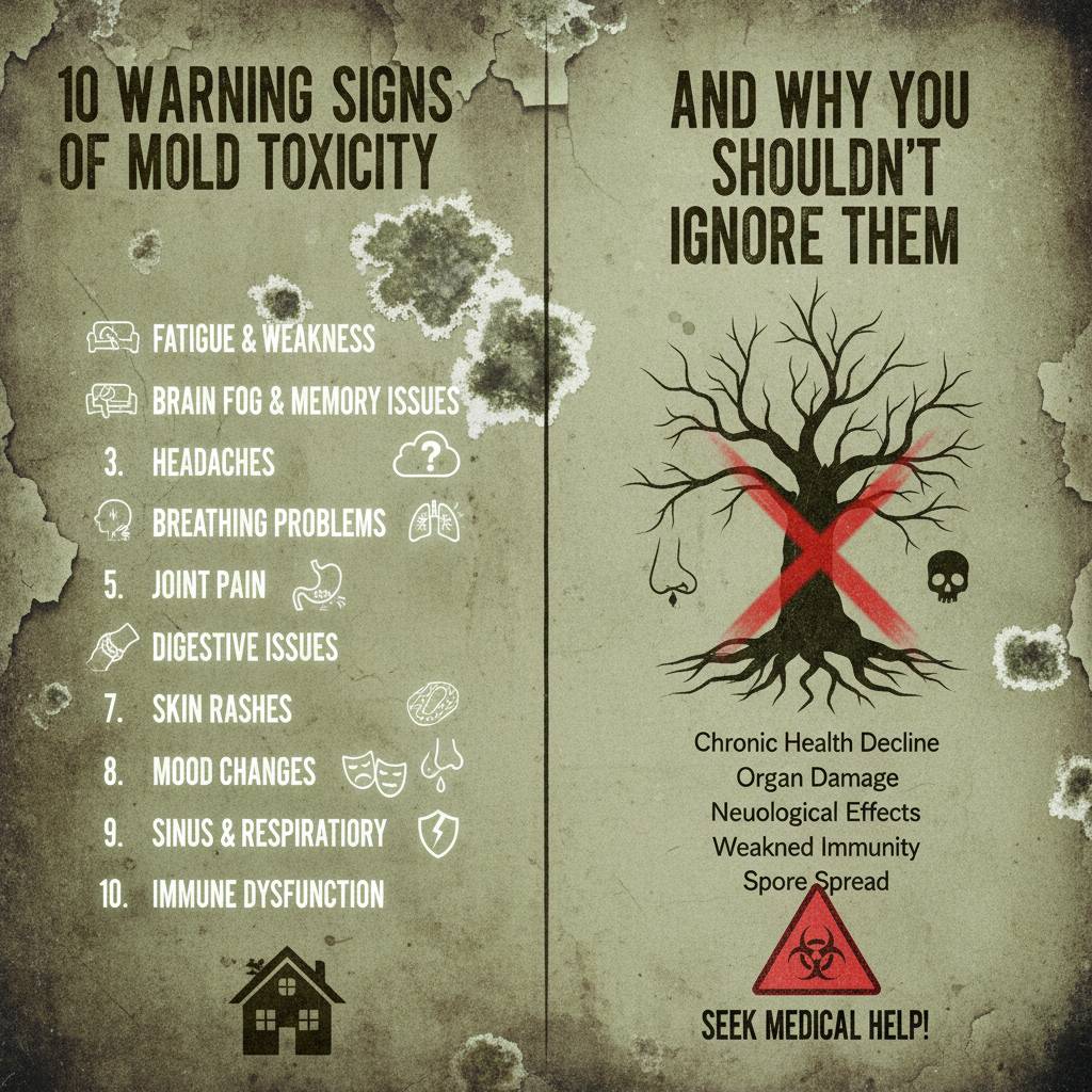 10 Warning Signs of Mold Toxicity (And Why You Shouldn’t Ignore Them)