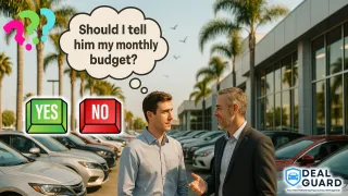 Should You Ever Tell the Dealer Your Monthly Budget?