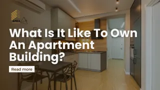 What Is It Like To Own An Apartment Building?