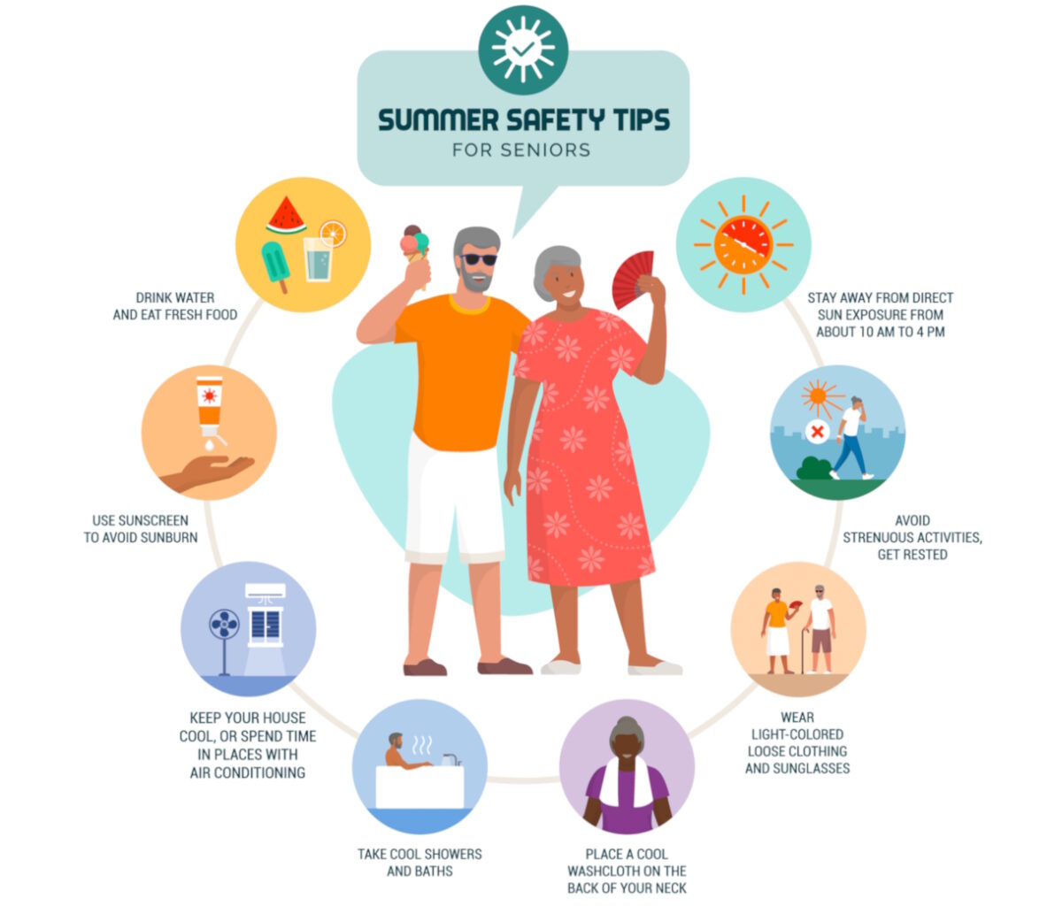 ☀️ Summer Safety Tips for Seniors: Staying Healthy and Happy in the Heat - HealthSense
