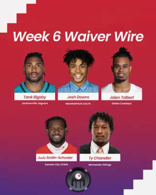 Week 6 Waiver Wire