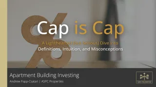 Cap is Cap: A Lighthearted (but Serious) Dive into Definitions, Intuition, and Misconceptions