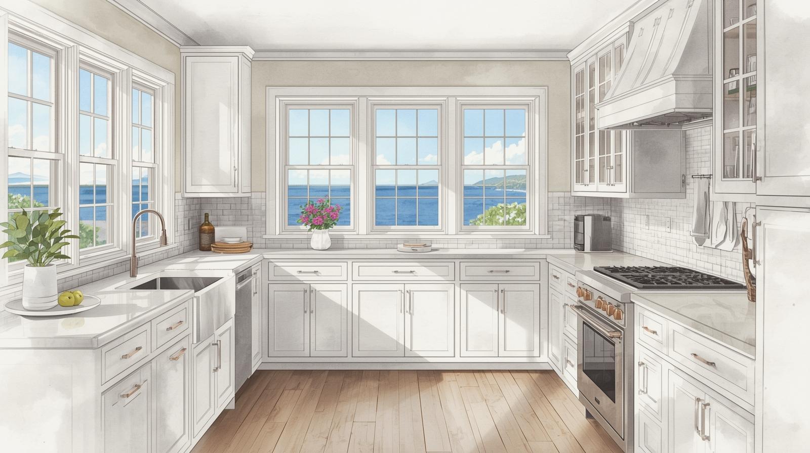 4 Kitchen Countertop Colors That Are Dating Your North Shore Kitchen, According to Designers