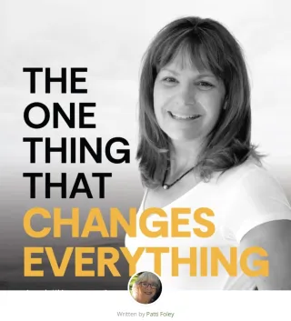 The One Thing That Changes Everything: An interview with Caledon Author & Midlife Wellness Expert Tina Haller