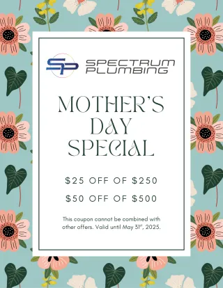Honoring Moms: Save on Plumbing Services This May with Spectrum Plumbing
