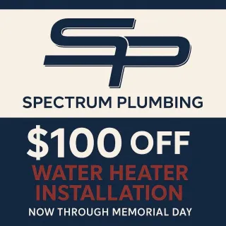Memorial Day Plumbing Special: $100 Off New Water Heater Installation!