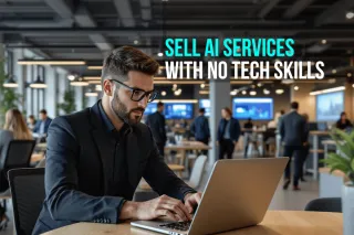 How to Sell AI Services Without Tech Skills in 2025