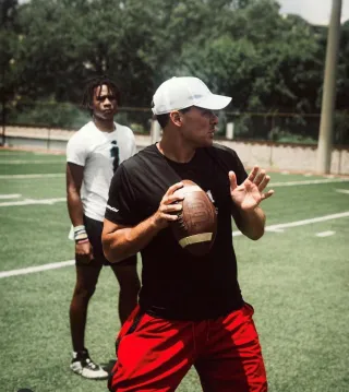 Throwing a Football