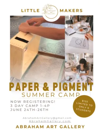 June 24-26: Summer Camp, Paper + Pigment