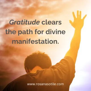 Gratitude and Visualization for Manifestation