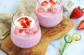 Strawberry Chia Seed Pudding