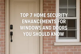 Top 7 Home Security Enhancements for Windows & Doors