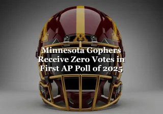 Minnesota Gophers Snubbed from AP Top 25: Zero Votes Analysis
