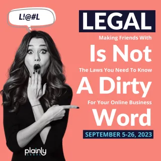 Special Event - Legal is not a dirty word