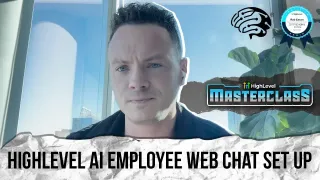 How to Set Up WebChat with AI Employee in GoHighLevel | MasterclassTraining