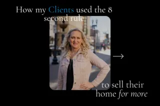 The thing about first impressions? They're made in 8 seconds