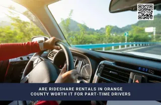 Are Rideshare Rentals in Orange County Worth It for Part-Time Drivers