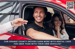 Can Orange County Drivers Earn More With Rental Cars for Uber Than With Their Own Vehicles?
