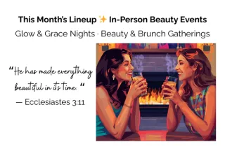 September 2025 Beauty Events | Glow & Grace Nights & Beauty & Brunch Post