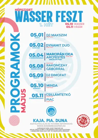 Dunaparti Programok - Wasser