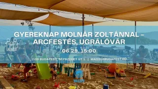 Ingyenes program a Duna-parton: Családi Délután Molnár Zoltán gyerekműsorával a Wasserben