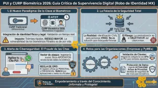PUI y CURP Biométrica 2026: Guía de Riesgos y Seguridad | Robo de IDentidad MX
