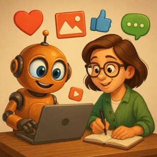 How AI Tools Simplify Social Media Content Creation
