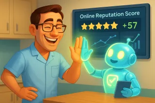 How AI Enhances Online Reputation Management for Dentists
