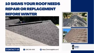 10 Signs Your Roof Needs Repair or Replacement Before Winter