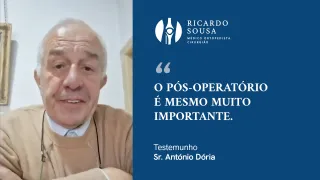 Testemunho - António Dória - Gonartrose