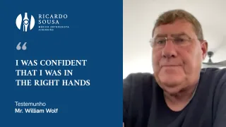 Patient Testimonial - William Wolf - Prótese total do joelho