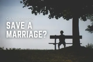 Can One Person Save a Marriage?