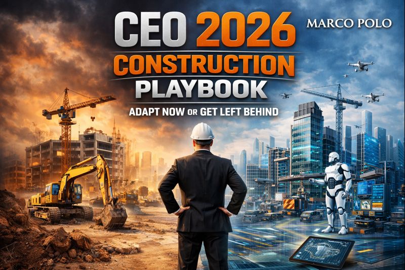 CEO 2026 CONSTRUCTION PLAYBOOK: ADAPT NOW OR GET LEFT BEHIND