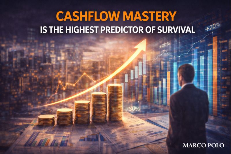 Cashflow Mastery Is the Highest Predictor of Survival