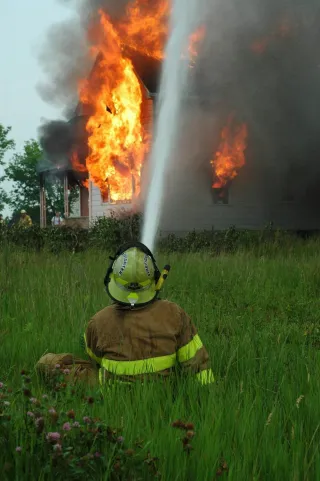 Does a home fire extinguish your mortgage obligations?