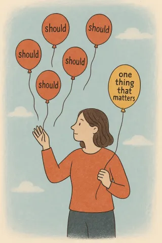 When Life Is Full of Shoulds: How to Reduce the Pressure and Choose What Really Matters