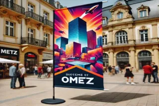 Drapeaux publicitaires : un outil polyvalent pour promouvoir votre marque à Metz