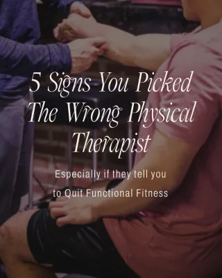 5 Signs You Picked the Wrong Physical Therapist