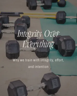 Integrity Over Everything