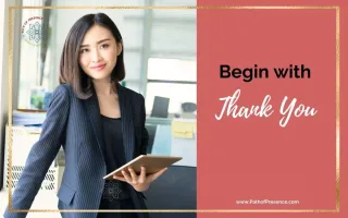 The Power Of Beginning This Year With Thank You