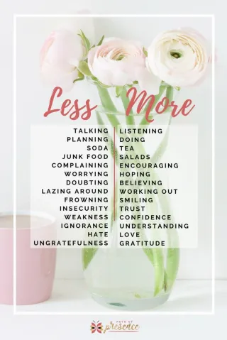 Less Is More: Simplify Your Life for Greater Peace