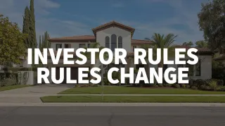 AB 130 Changes Real Estate Investor Landscape