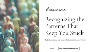Episode 3: Recognizing the Patterns That Keep You Stuck